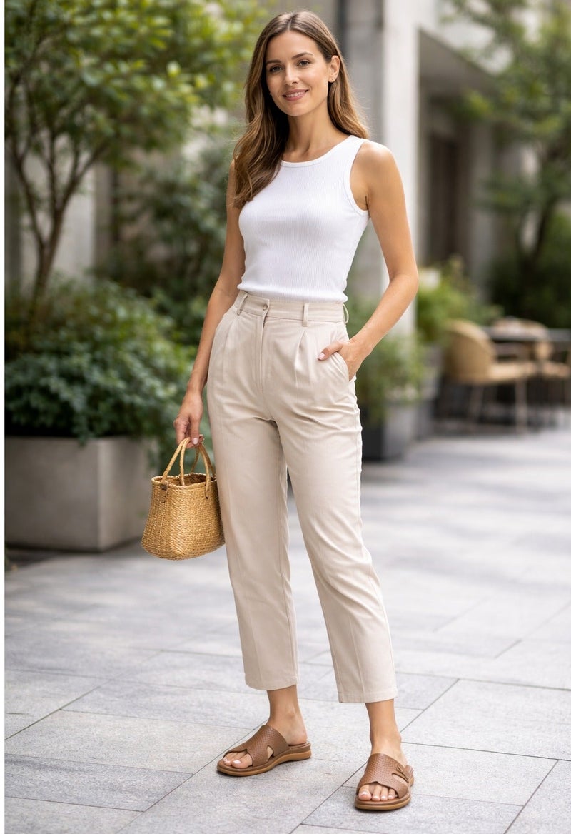 SD.Felano Women Comfort Flat Sandals | Soft Cushioned Footbed | Lightweight Easy Slip On Design | Anti Slip Sole | Open Toe Daily Wear Sandals | Comfortable Footwear For Home Walking And Casual Use - Image 2